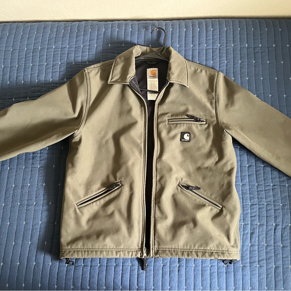 Carhartt Soft-Shell Detroit Jacket - Olive Green - Medium